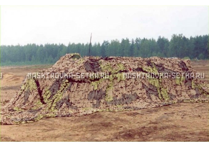 Маскировочная сетка МКТ-4П Поле 3х6 м – купить по цене 8700 руб. в интернет-магазине в городе Саратов картинка 1