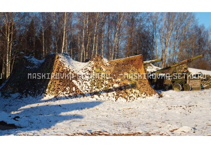 Маскировочная сеть МКТ-2П Поле 3х6 м – купить по цене 4700 руб. в интернет-магазине в городе Саратов картинка 7