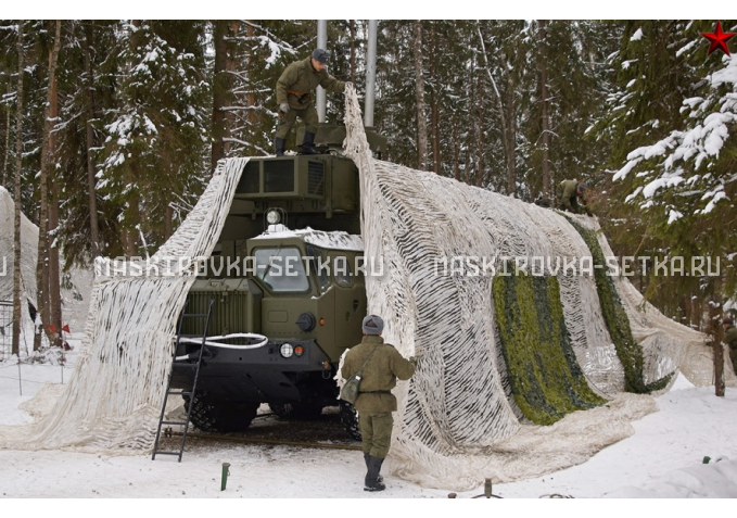 Маскировочный комплект МКТ-2С Снег 9х12 м без АП – купить по цене 29500 руб. в интернет-магазине в городе Саратов картинка 8